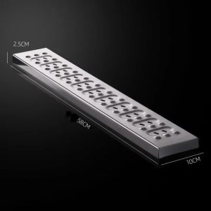 Stainless Steel Coverplate of Trench Kitchen Floor Drain Cover Hole Cover Floor Drain Deodorant Cove