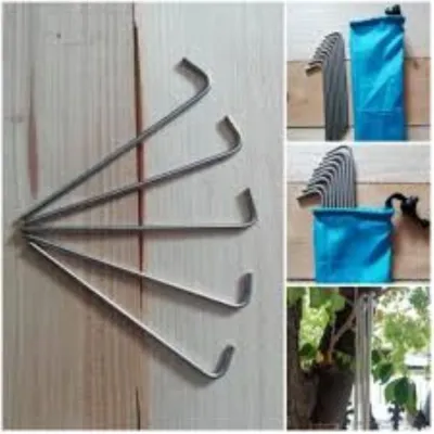 Pasak Tenda Camping Outdoor Besi Tenda Tebal Panjang 18 Cm Isi 1 Pcs