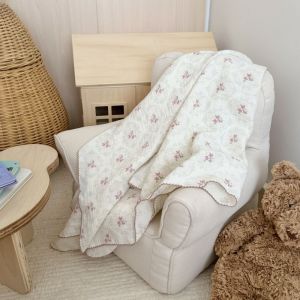 Summer Baby Blanket Newborn Cotton Baby Swaddle Wrap Blanket For Boys Girls Baby Wrap Receivng Blanket For Crib Quilt Bath Towel