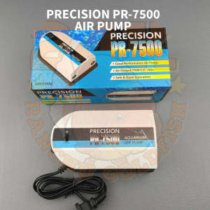 PRECISION PR-7500 AQUARIUM AIR PUMP DUAL OUTLET 2 SPEED CONTROL 4 WATTS HEAVY DUTY ORIGINAL