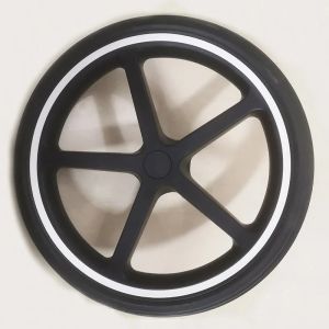 Pram Wheel For Cybex Priam 3/4 Pushchair Full Black Rose White Circle One Front Rear Wheels Baby Buggy Replace Accessories
