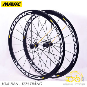 Bộ Vành Nhôm Xe Đạp Road MAVIC COSMIC 700Cx40mm – Nhôm Nhẹ Hub Carbon Cối Nổ To