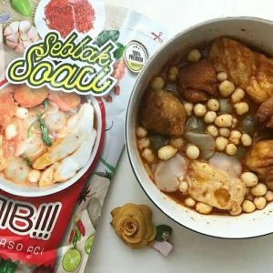 Seblak Soaci Baso Aci Bisa Grab/Gosend