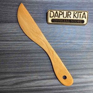 Pisau Kue / Pisau Selai Bahan Kayu mahoni Panjang 19cm