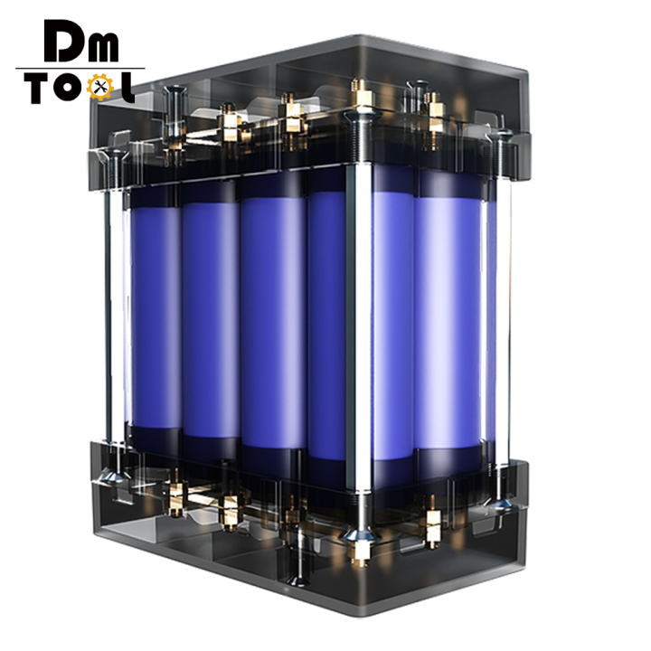 DM Transparent splicing 18650 battery box energy storage power supply ...