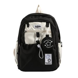 Creative Star Women Backpack Cartoon Korean Style Nylon Shoulders Bag Large Capacity Harajuku Student Schoolbag2026