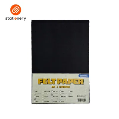 Valiant Felt Paper A4 - 5 Sheets per Pack