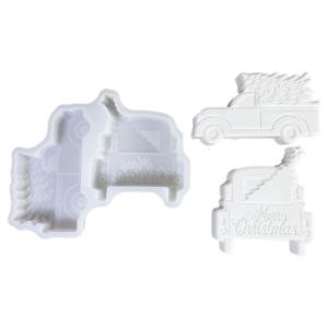 Christmas Tree Vehicle Shape Silicone Molds Multipurpose Silicones Mould For Handmade Soap Home Decoration