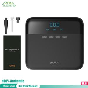 [ส่งคืนภายใน 7 วัน]70 mai ลมยางดิจิตอล 12 V ปั๊มรถยนต์ไฟฟ้าแสดงผล LED เครื่องปรับอากาศขนาดเล็กพกพาสะดวกสำหรับจักรยานยนต์จักรยานยนต์สำหรับการบำรุงรักษารถยนต์