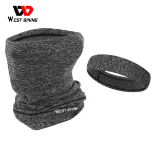 WEST BIKING Winter Windproof Cycling Scarf Tube Mask For Men Outdoor Running Bicycle Half Face Mask Bicycle Motorcycle Bandana Face Mask