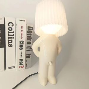 Funny Man LED Night Light Comic Lamp Statement Lamp for Living Room Bedroom Table Lamp