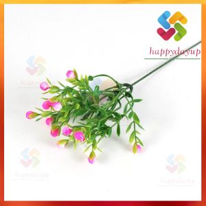 【COD】5PCS-Mini Imitation Fake Flower Green Plant Pot Decoration Plant Small Plastic Flower Single