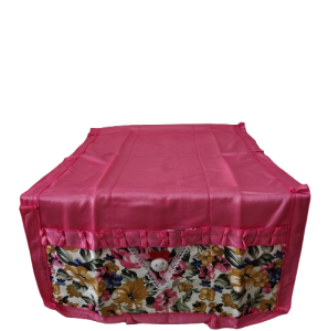 Taplak Alas Kulkas Motif Cassanova Bunga Warna Ping