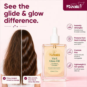 Angry Koala Vit E Gloss Oil (Hair Oil) 50ml Rambut Kering Frizzy Serum Rambut Shine Anti Frizz Hair Serum Berkilau