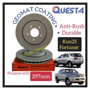 QUESTA FRONT BRAKE DISC ROTOR TOYOTA KUN25 KUN26 FORTUNER KUN50 KUN60 ( 297MM 2PCS )