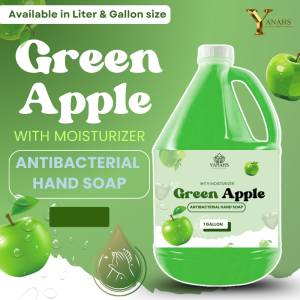 Fresh Green Apple Hand Soap – Antibacterial & Skin-Friendly Clean