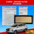 Bundle Air Filter and Cabin Filter Mitsubishi Mirage G4/HB(2012 - 2022) Xpander(2018-2022). 