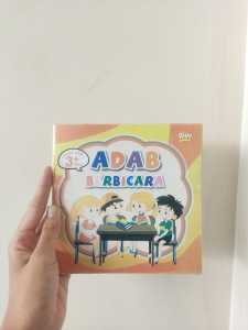 Buku Cerita Anak Bergambar Islami Seri Adab / Buku Bilingual Usia 3 Tahun / Cerita anak Full Color / Kantongpelajar