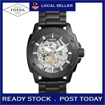 Original FREE WATCH TEMPERED GLASS FOSSIL ME3080 Men s Modern Machine Automatic Skeleton Dial Watch Lazada