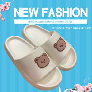 SQshop น้อนหมีมาแล้ววว รองเท้าแตะแบบสวมสไตล์คาวาอี้ นุ่มนิ่ม ให้ลุคหวานๆเกินต้านมากแม่ รีบจัดเลยน้าาา