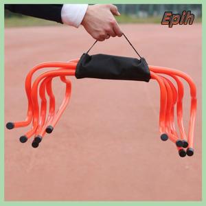 [Epih] ชุดผ้าฝึกความคล่องตัวสำหรับเล่นฟุตบอลอุปกรณ์เสริมสำหรับขนส่งอุปสรรคในการจัดเก็บฟุตบอล
