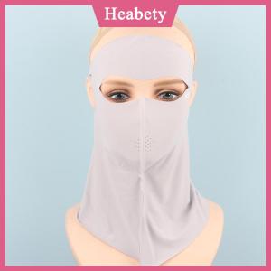Heabety Mặt nạ chống nắng vải viscose khăn quàng cổ chống tia UV bảo vệ cổ chống bụi che nắng mặt nạ mùa hè