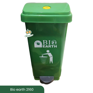 Tempat sampah Bio earth 2160 kapasita 50 Liter Injak pedal