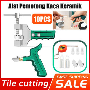 Alat Pemotong Kaca dan Keramik Pemotong Ubin Premisisi Manual Dapat 3 Mata Pisau Set Lengkap