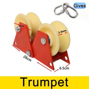 Heavy Duty Manual Rope Pulley Winch with Safety Lock for High Altitude Lifting and Construction Work