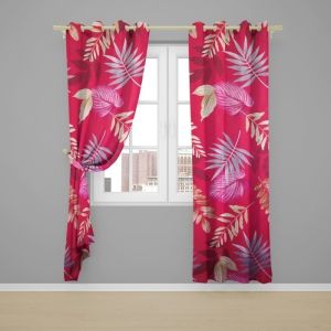 Gorden/hordeng/tirai smockring motif elegan FREE hook&tali size L120cm LP