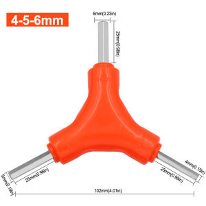 3 in 1 3-Way Bike Hex Wrench Set Y Allen Wrench All-In-One Multifunctional Biking Maintenance Tool Cycling
