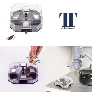 Reusable Cockroach Trap Box Non-Toxic Insect Killer Catcher Perangkap Lipas