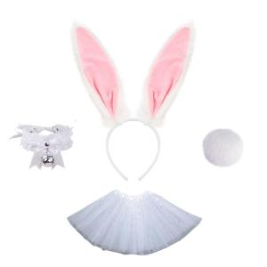 Cute Costume Accessories Party Supplies Fancy Dress up Easter Cosplay Animal Costume Set Rabbit Cosplay Props Headband