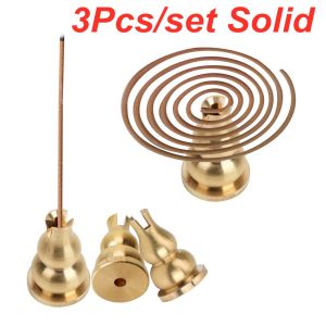 Multipurpose Cute Copper Gourd Incense Stick Holder Incense Coil Holder Sandalwood Incense Burner 吉祥 合金铜小葫芦香插 线香 盘香 佛香 香炉