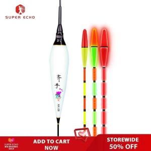 ทุ่นเรืองแสงมีไฟติดแพตกปลาอิเล็กทรอนิกส์ที่สะดุดตาเปลี่ยนสีได้ลอยน้ำลึกสำหรับตกปลาตอนกลางคืน