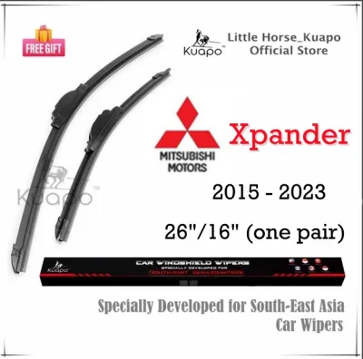 Mitsubishi Xpander Front Wiper Blade Set/Pair for 2015-2023 MITSU EXPANDER Cross Car Window Wipers (silicone banana type 2pcs) from Kuapo wifer