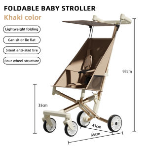 Baby Stroller Lightweight Cabin Size Portable Travel Boarded Foldable Kids Stroller