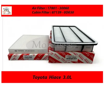 Combo Air Filter and Cabin Filter for Toyota Hiace 3.0L (2016 - 2018)