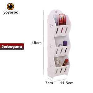 Rak Hiasan Dinding Kamar Tidur / Tempat Penyimpanan Kamar Mandi - YOYOSOO