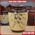 [CHUM GẠO CAO CẤP] CHUM SỨ BÁT TRÀNG TÀI LỘC MANG TÀI VẬN VỀ CHO GIA ĐÌNH - DÙNG ĐỰNG GẠO VỪA SẠCH SẼ VỪA TRANG TRÍ ĐẸP. 