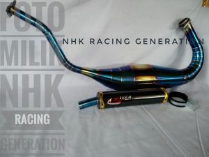 KNALPOT NINJA COBRA AI TECH BLUEMOON NINJA 150 R RR SS FULL STAINLESS ANTI KARAT SUARA GARING
