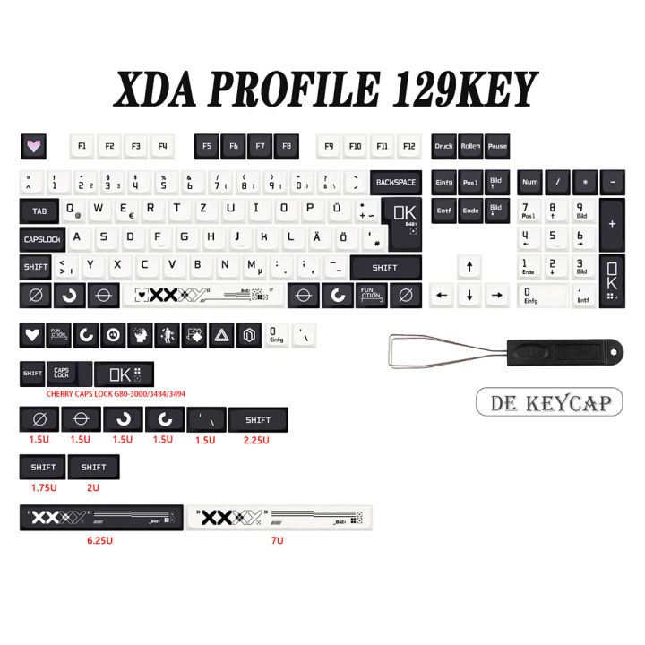 CS Go Printstream ธีม XDcap ฝรั่งเศสเยอรมันสเปนย้อม ISO Keycaps สำหรับ ...