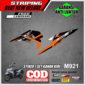Striping Beat New Deluxe 2020-2023 Kode M921 Striping Semi Full Body