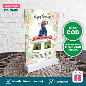 Hadiah / Kado Wisuda Graduation Sahabat Bingkai Foto Unik Custom FS-GM01