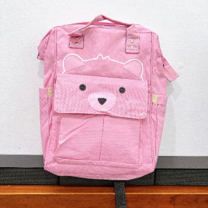 Balo bỉm sữa đa năng có ngăn giữ nhiệt cho mẹ và bé họa tiết mèo đáng yêu