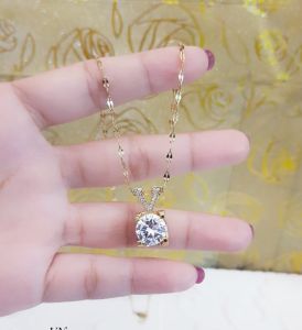 Kalung Permata Titanium Gold Xds43