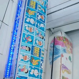 KIPAS ANGIN MODEL AC KIPAS AC FREE REMOT LED+ GELL(LENGKAP)