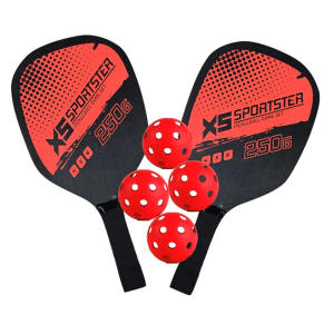 Pickleball Rackets Set Pickleball Paddle Set of 2 Rackets and 4 Pickleballs Balls Special