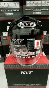 KYT GALAXY FLAT R BLACK METALIC (ORIGINAL)