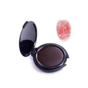 CHANBAEK 3 Color Portable Finance Business Agreement Contract Fingerprint Kit Thumbprint Ink Pad Mini Fingerprint Ink Pad Office Supplies